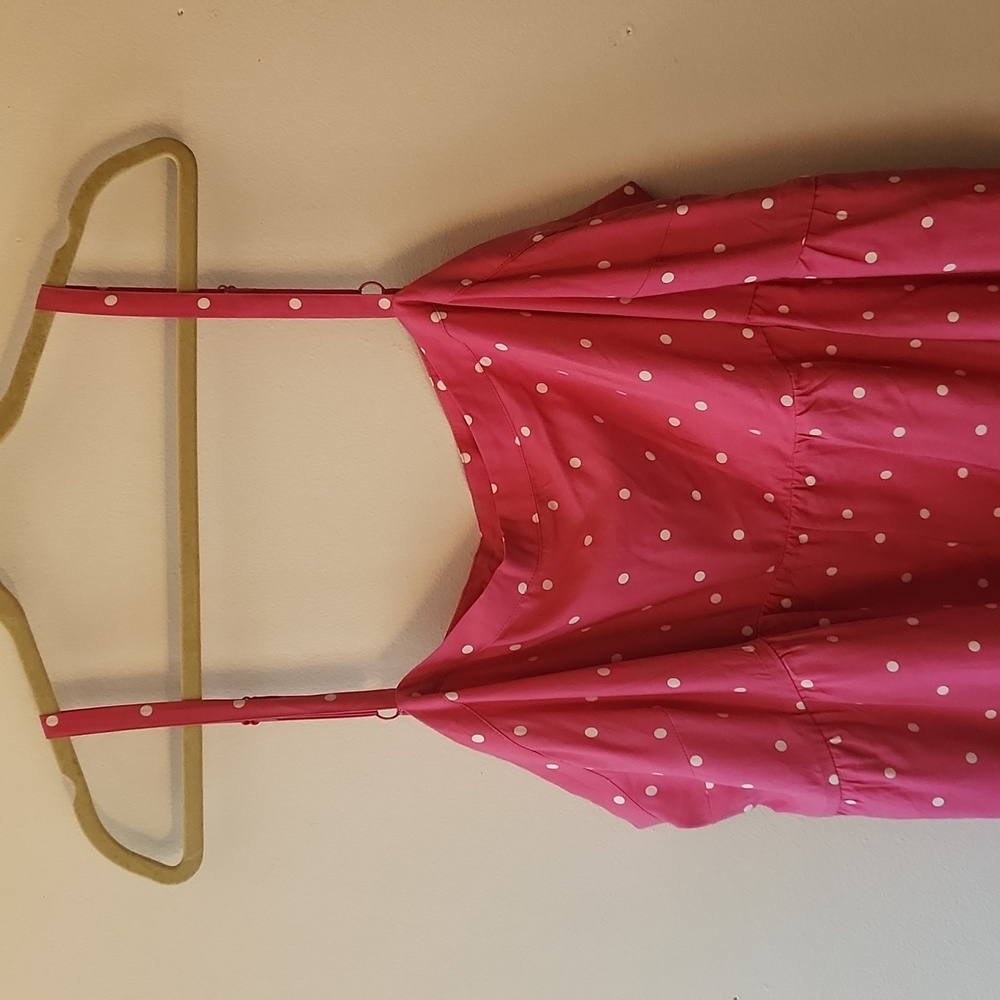 NWT Torrid Mini Pink Polka Dot Sleeveless Sundress size 4, 26 - Picture 4 of 12